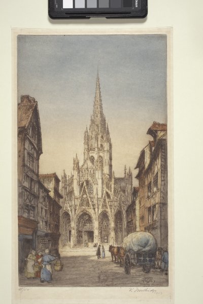 St. Maclou, Rouen door Vaughn Trowbridge
