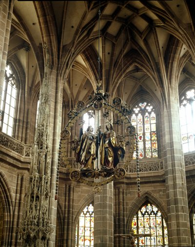 Aankondiging (geschorste sculptuur) door Veit or Wit Stoss