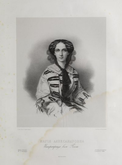 Tsarina Maria Alexandrovna door Velten