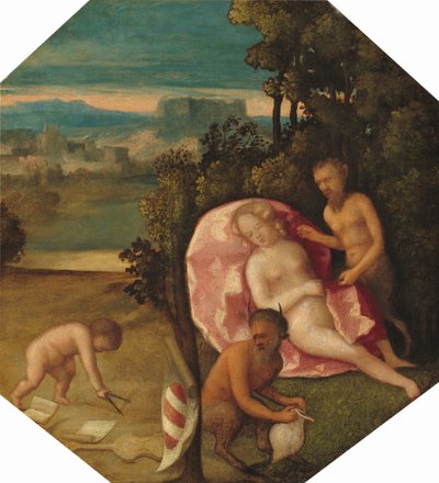 Allegorie door Venetian 16th Century