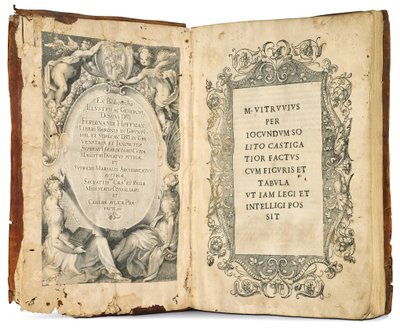 De architectura libri decem door Marcus Vitruvius Pollio, bewerkt door Fra Giovanni Giocondo, 1511 door Venetian School