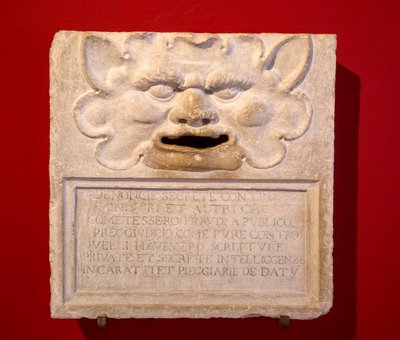 Mond van de Waarheid (Bocca di Leone) (marmer) door Venetian School