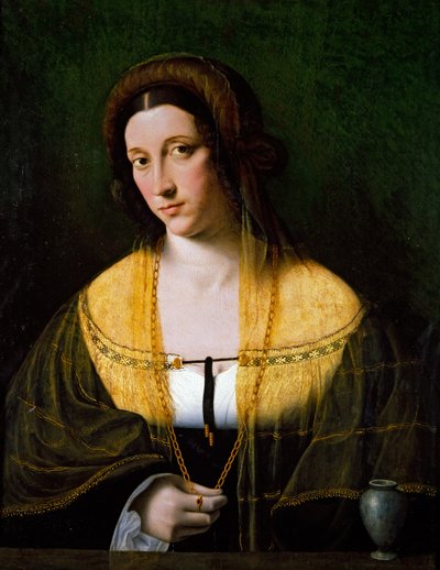 Portret van een Dame door Veneto Bartolomeo