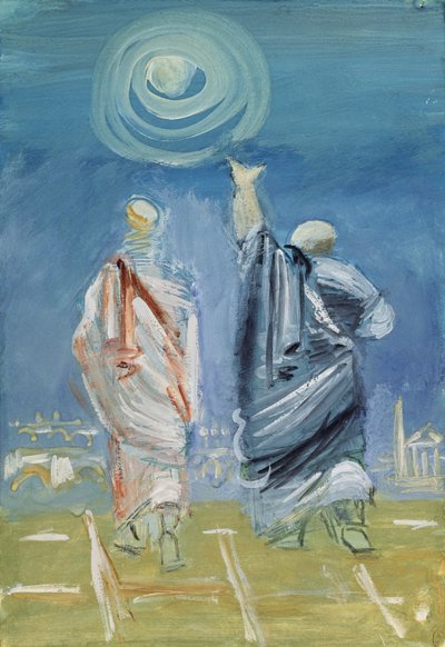 Lucretius wijst naar de zon door Vera Mikhailovna Yermolayeva