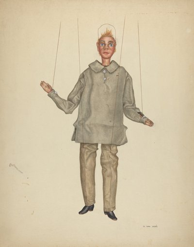 Marionet door Vera Van Voris