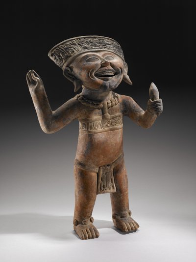 "Lachende jongen" beeltenis, 600-900 n.Chr. door Veracruz Veracruz