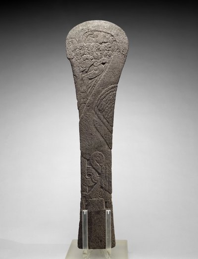 Palma met een Watervogel, 300-1200 AD door Veracruz Veracruz