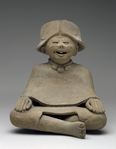 Zittende vrouw, 300-600 AD door Veracruz Veracruz