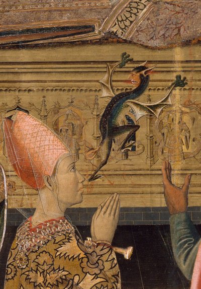 Prinses Eudoxia voor het Graf van Sint Stefanus (detail) door Vergós Family