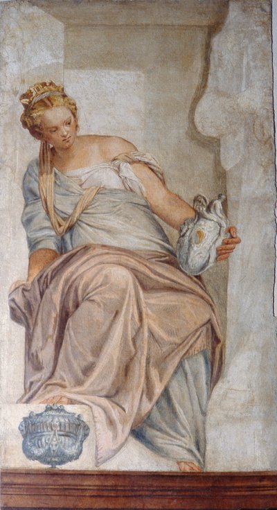 Matigheid, van de muur van de sacristie door Veronese