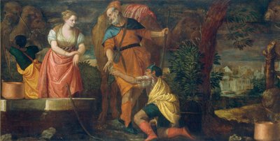 Rebecca bij de Bron door Veronese and Workshop