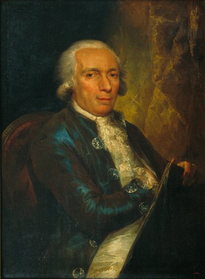 Portret van de graveur Pasqual Pere Moles, eerste directeur van de Escola de Llotja door Vicent López Portaña