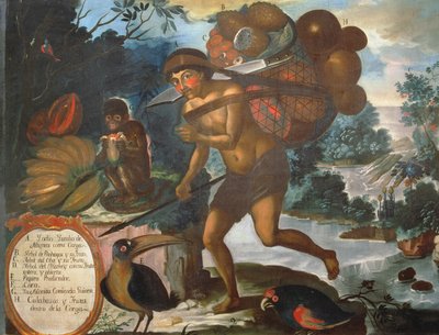 Yumbo Indiaan van Naymas door Vicente Alban