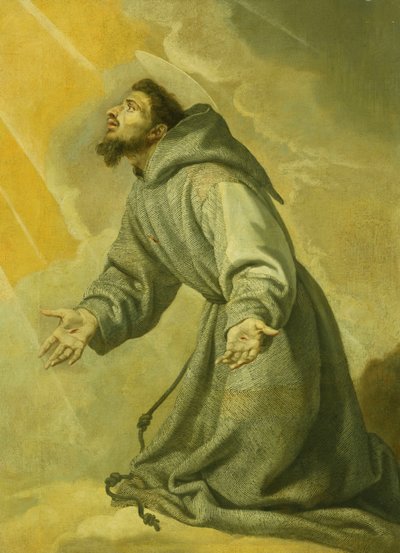 Sint Franciscus Ontvangt de Stigmata door Vicente Carducho