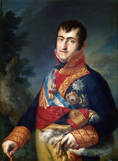 Portret van koning Ferdinand VII van Spanje, 1814-1815 door Vicente Lopez y Portana