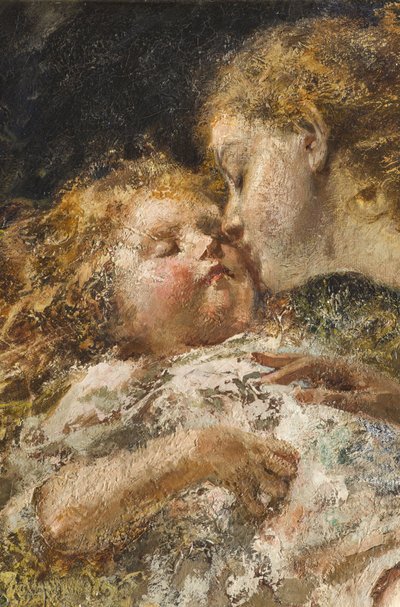 De Muzikale Engel (detail) door Vicenzo Irolli