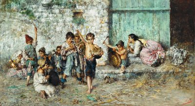 De jonge muzikanten door Vicenzo Irolli