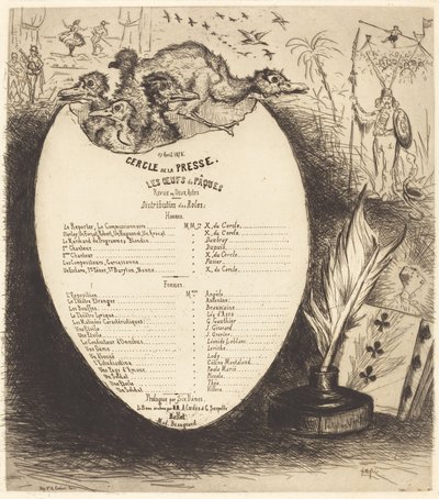 Paaseieren door Vicomte Ludovic Lepic