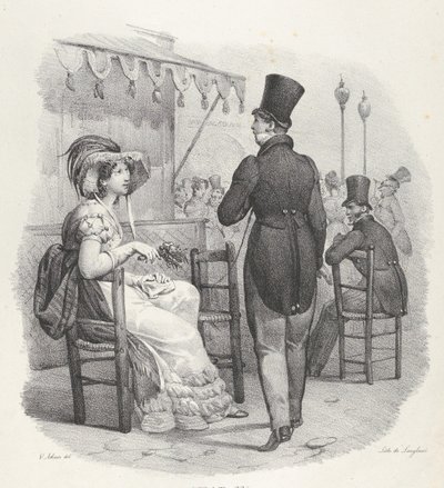 Hoofdstuk IV: Elle me regard! Dieu quel bonheur! Ze merkt me op! Wat een geluk!, 1824 door Victor Adam