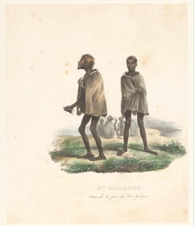 Kleding van de inwoners van King George Sound (West-Australië) door Victor Adam