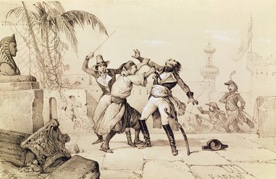 De moord op generaal Kleber door een fanaticus, 14 juni 1800 door Victor Adam