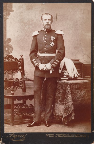 Rudolf, Kroonprins van Oostenrijk 1858-1889, ca. 1885 door Victor Angerer