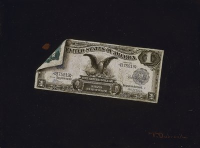 One Dollar Zilveren Certificaat door Victor Dubreuil