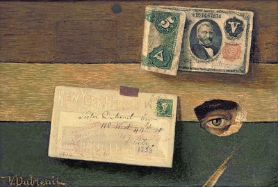 Het oog van de kunstenaar, ca. 1898 (olieverf op doek) door Victor Dubreuil