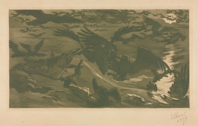 Roofvogels door Victor Emile Prouve
