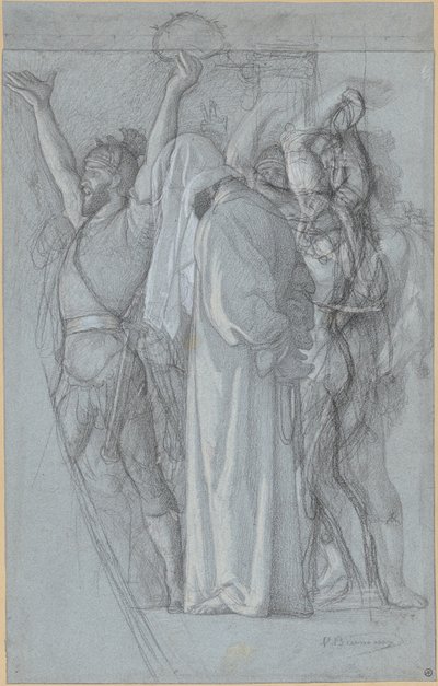 De bespotting van Christus door Victor François Eloi Biennourry