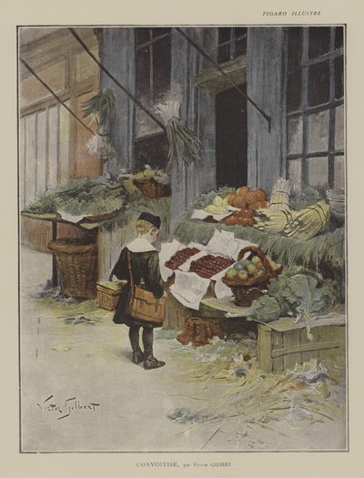 Hebzucht door Victor Gabriel Gilbert