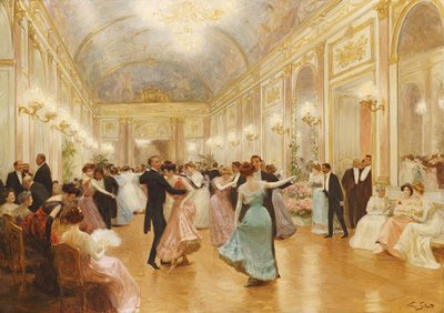Het bal door Victor Gabriel Gilbert