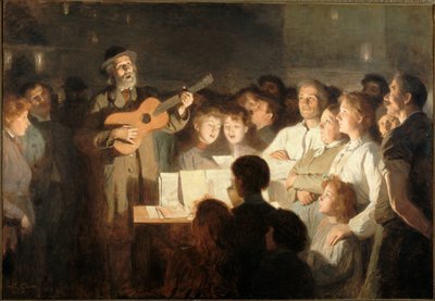 De liedjeshandelaar door Victor Gabriel Gilbert