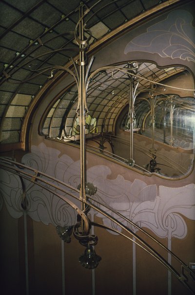 Plafond (detail) door Victor Horta