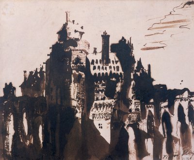 Kasteel versterkt door twee bruggen door Victor Hugo