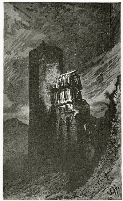 La Tourgue - illustratie uit Quatre Vingt Treize, 19e eeuw door Victor Hugo