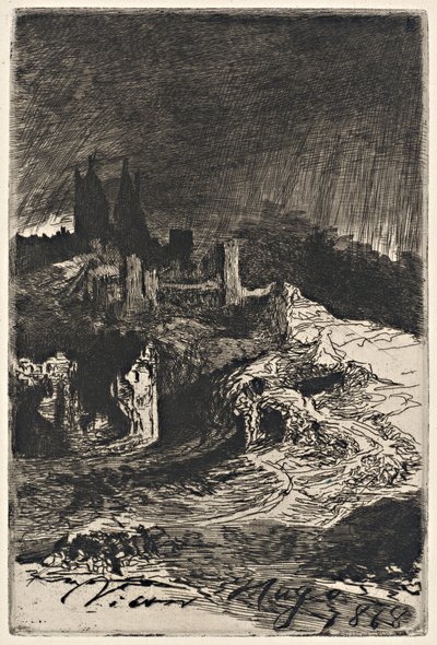 Landschap door Victor, Hugo