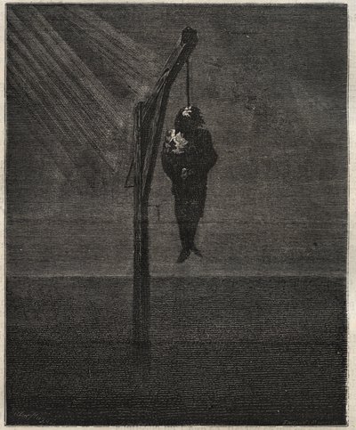 De ophanging van John Brown - Ophanging 2 december door Victor Hugo