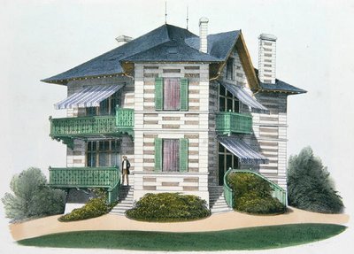 Een Huis in Etretat, illustratie uit 