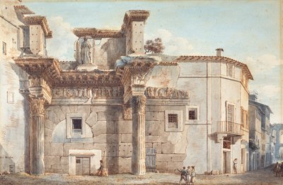 Het Forum van Trajanus in Rome door Victor Jean Nicolle