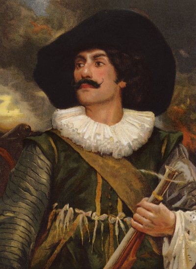 Portret van een ridder door Victor John Robertson