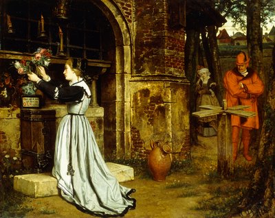 Faust en Marguerite, 1868 door Victor Lagye