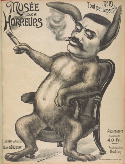 Musée des Horreurs Galerie der Verschrikking: Alexandre Millerand, 1899 door Victor Lenepveu