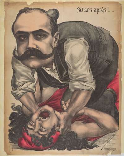 Musée des Horreurs Galerie van Verschrikking: Alfred Dreyfus, 1899 door Victor Lenepveu