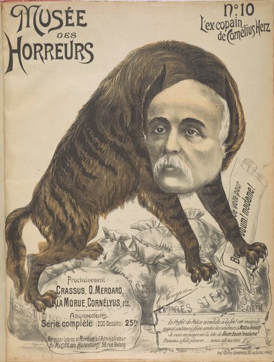 Musée des Horreurs Galerie van Verschrikking: Georges Clemenceau, 1899 door Victor Lenepveu