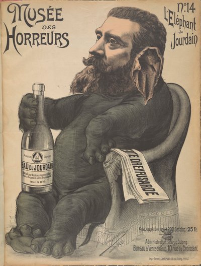 Musée des Horreurs Galerie des Horreurs: Jean Léon Jaurès door Victor Lenepveu
