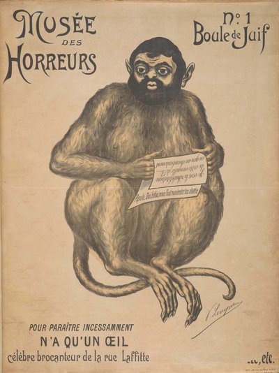 Musée des Horreurs Galerie der Verschrikking: Joseph Reinach, 1899 door Victor Lenepveu