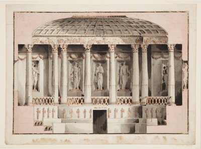 Senaatskamer, Parlementsgebouw, Warschau, Polen door Victor Louis