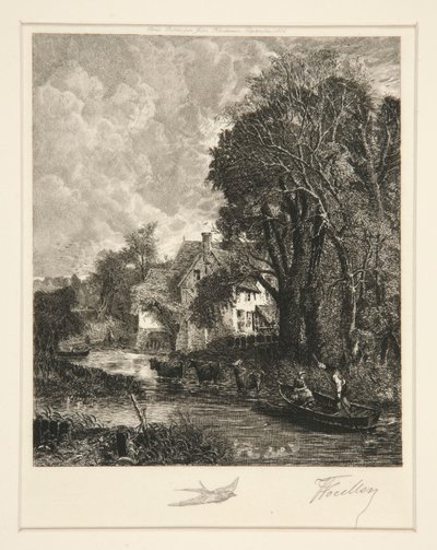 De Vallei Boerderij door Victor Louis Focillon