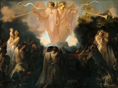 De Opstanding van de Doden door Victor Louis Mottez
